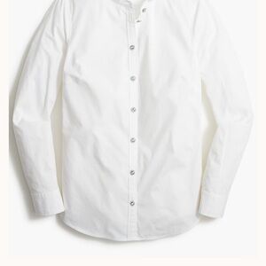 J. Crew Women's White Button-Down Shirt